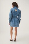 ARADIA DENIM MINI DRESS (CLASSIC WASH)