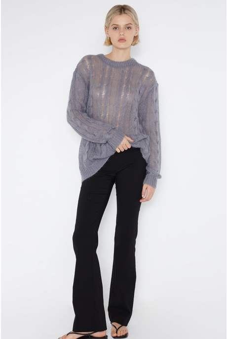 ANTOINE KNIT JUMPER (GUNMETAL)