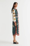 QUINCY BELTED SHIRTDRESS (PEACOCK)