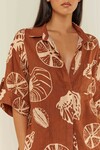 MIRAGE SHIRT (BROWN SHELLS)