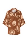 MIRAGE SHIRT (BROWN SHELLS)