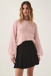 GABRIELLA BOBBLE KNIT (BLUSH PINK)