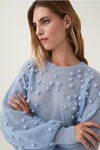 GABRIELLA BOBBLE KNIT (POWDER BLUE)