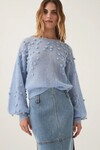 GABRIELLA BOBBLE KNIT (POWDER BLUE)