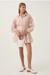 PASTICHE TIERED MINI DRESS (BLUSH PINK)