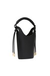 LOUISE LEATHER BUCKET BAG (BLACK)