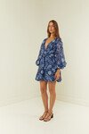 LUCIA DRESS (BLUE PAISLEY)