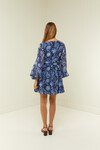 LUCIA DRESS (BLUE PAISLEY)