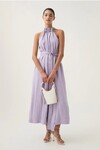 MARIEL TRAPEZE MIDI DRESS (LILAC)