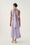 MARIEL TRAPEZE MIDI DRESS (LILAC)