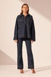 PATCH POCKET SHIRT (DEEP INDIGO)