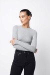 THE BROOKLYN TOP (GREY MARLE)