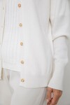 CASHMERE CLASSIC CARDIGAN (PEARL)