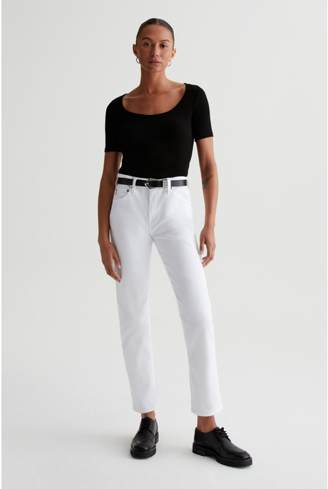 EX BOYFRIEND SLOUCHY SLIM JEAN (1 YEAR CLASSIC WHITE)