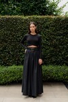 COPPERMAN SKIRT (BLACK POPLIN)