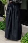 COPPERMAN SKIRT (BLACK POPLIN)