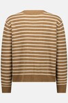 SOPHIA CARDI (TAN STRIPE)