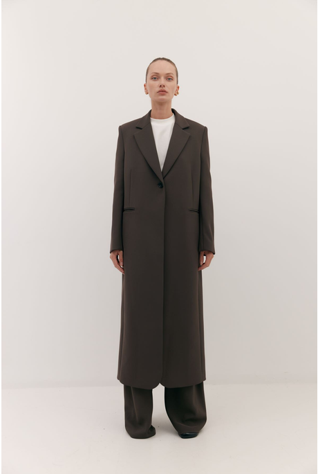 TUXEDO COAT (UMBER)