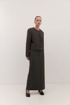 LONG JAS SKIRT (UMBER)