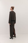 LONG JAS SKIRT (UMBER)