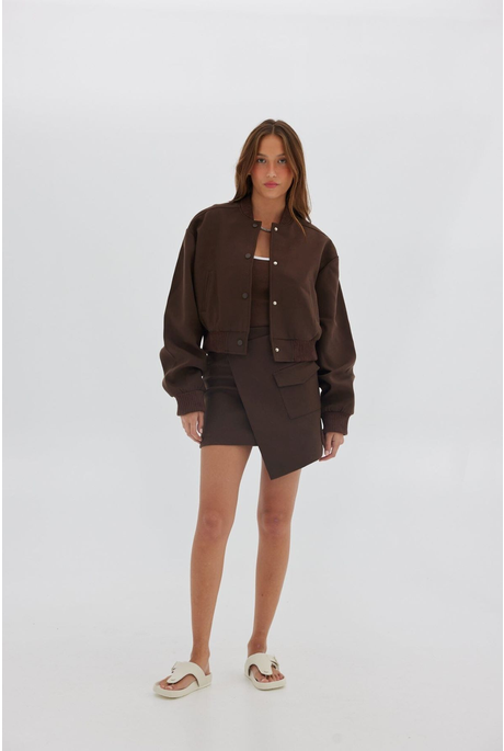 BOMBER JACKET (CHOCOLATE)