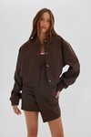 BOMBER JACKET (CHOCOLATE)