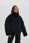 PATTERNED PUFFER (BLACK)