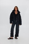 PATTERNED PUFFER (BLACK)