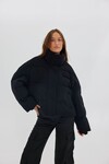 PATTERNED PUFFER (BLACK)