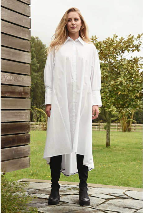 CUFF IT DRESS (WHITE)