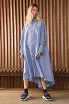 CUFF IT DRESS (BLUE STRIPE)