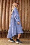 CUFF IT DRESS (BLUE STRIPE)