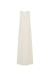 FLORIS MAXI DRESS (IVORY MARLE)
