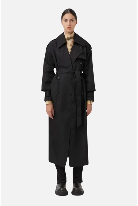ZEN NYLON TRENCH (BLACK)