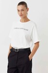 ASHER TEE (WHITE WITH BLACK)