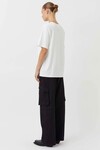 ASHER TEE (WHITE WITH BLACK)