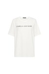 ASHER TEE (WHITE WITH BLACK)