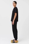 ASHER TEE (BLACK WITH STONE)