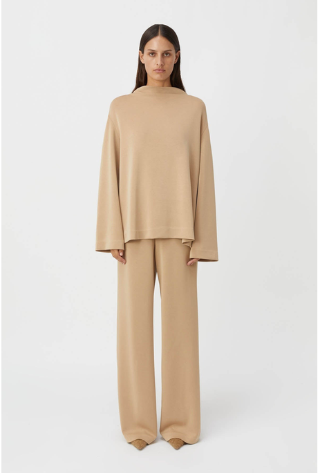 ELENORA L/S LOUNGE TOP (HAZEL)