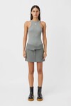 PATTERSON MINI SKIRT (STEEL)