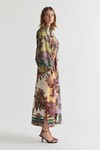 HANSEL LONG SHIRT DRESS (SPLICED HAZEL)