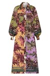 HANSEL LONG SHIRT DRESS (SPLICED HAZEL)