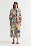 WOND-A-LAND MIDI SHIRT DRESS (KALEDOSCOPE)