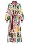 WOND-A-LAND MIDI SHIRT DRESS (KALEDOSCOPE)