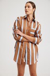 BUDDY SHIRT (CIGAR AZURE STRIPE)