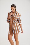 BUDDY SHIRT (CIGAR AZURE STRIPE)