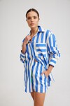 BUDDY SHIRT (SAPPHIRE MILK STRIPE)
