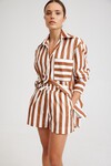 BUDDY SHIRT (CIGAR OPTIC STRIPE)