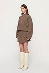 BOYD BOUCLE HALF ZIP (WALNUT)