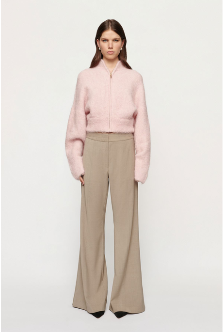ARCHER FLUFFY BOMBER (MARSHMALLOW)